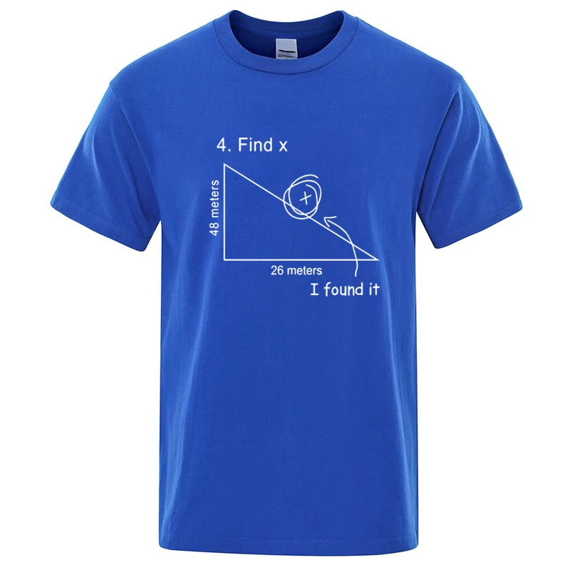 Modisches Herren-T-Shirt von hoher Qualität, Baumwollmischung, lustiges mathematisches Design, Aufdruck, Sommer, lässig, locker, Herrenbekleidung, männliche Oberteile, T-Shirts – Detail 7