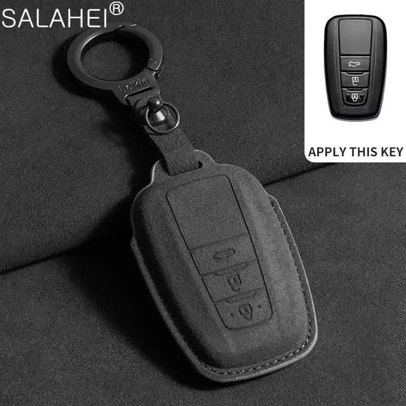 

Car Key Case Fob Cover Shell For Toyota Corolla 2022 Prius Camry CHR C-HR RAV4 Altis Land Cruiser Prado Protect Keys Accessories