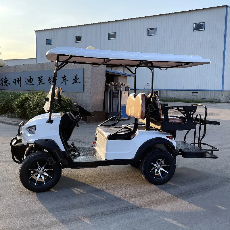 

2023 High Quality Cross Country Club 48V 4 Seaters Custom Solar Panel Electric Golf Cart Out of USA & Australia