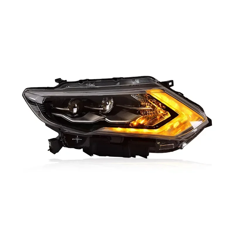 Car Styg Head Lamp for Nissan X-TRAIL 2017-2020 Headlight LED DRL Projector Lens Dynamic Auto Accessories