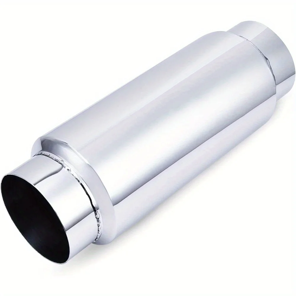 

4-впускной/выпускной универсальный прямой глушитель из нержавеющей стали, автомобильные аксессуары