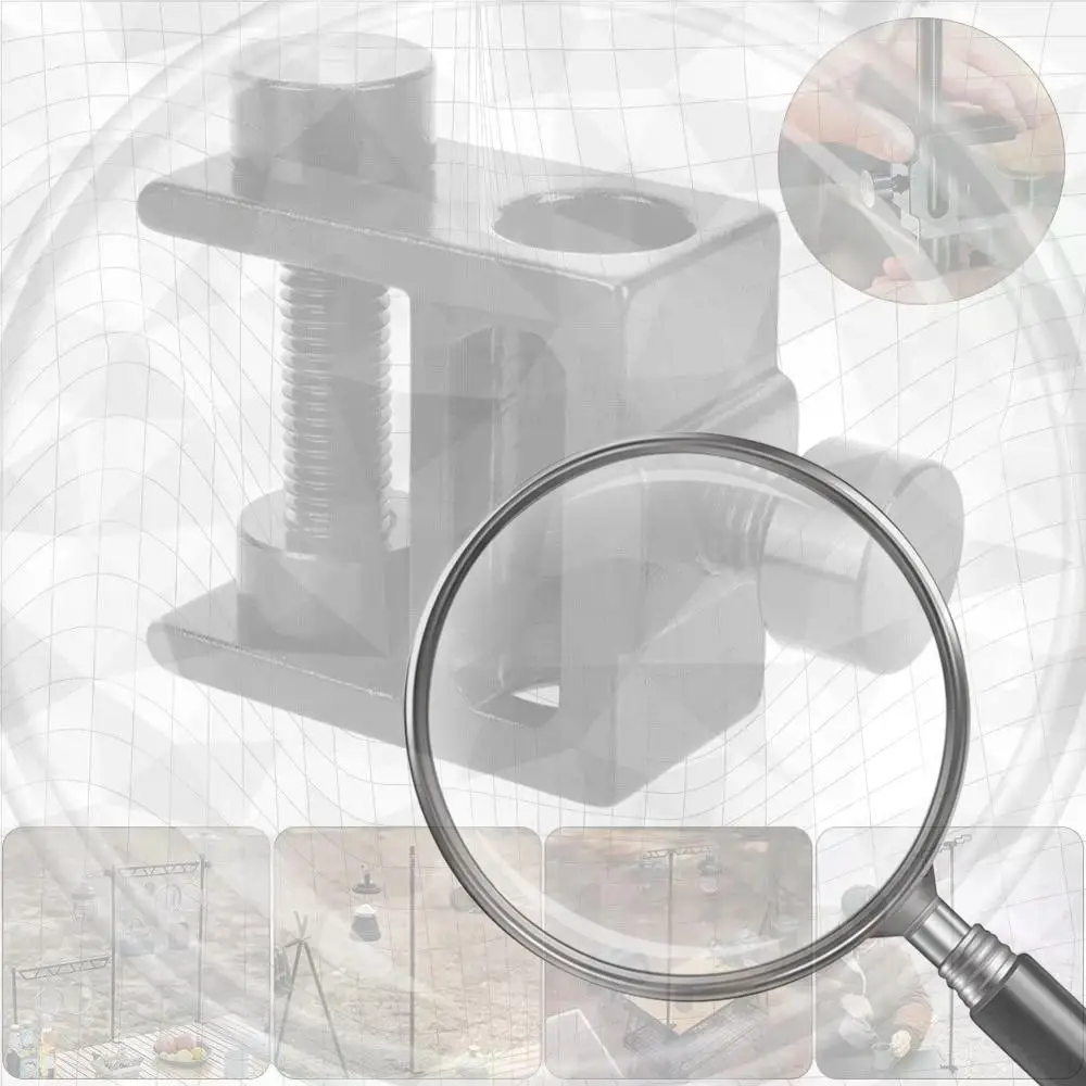 

Camping Lamp Table Clip Table Mount Clamp Multifunction Desk Lamp Mount Aluminum Alloy Heavy Duty for Light Camera Microphone