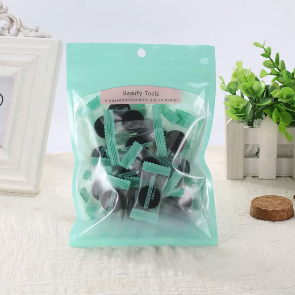 40Pcs Bamboo Charcoal Compressed Mask Facial Care Fabric Sheet Moisturizing Skin Care DIY Beauty Tool Fiber