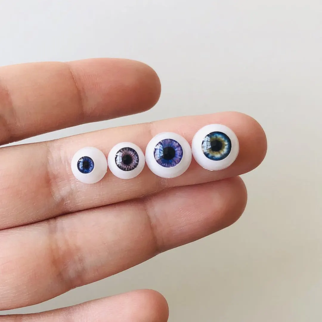 Diameter 10mm/ 8mm Acrylic Doll Eyes Fit for Ob11 Doll 1/12 Bjd Doll Accessories Girls Play House Diy Toys