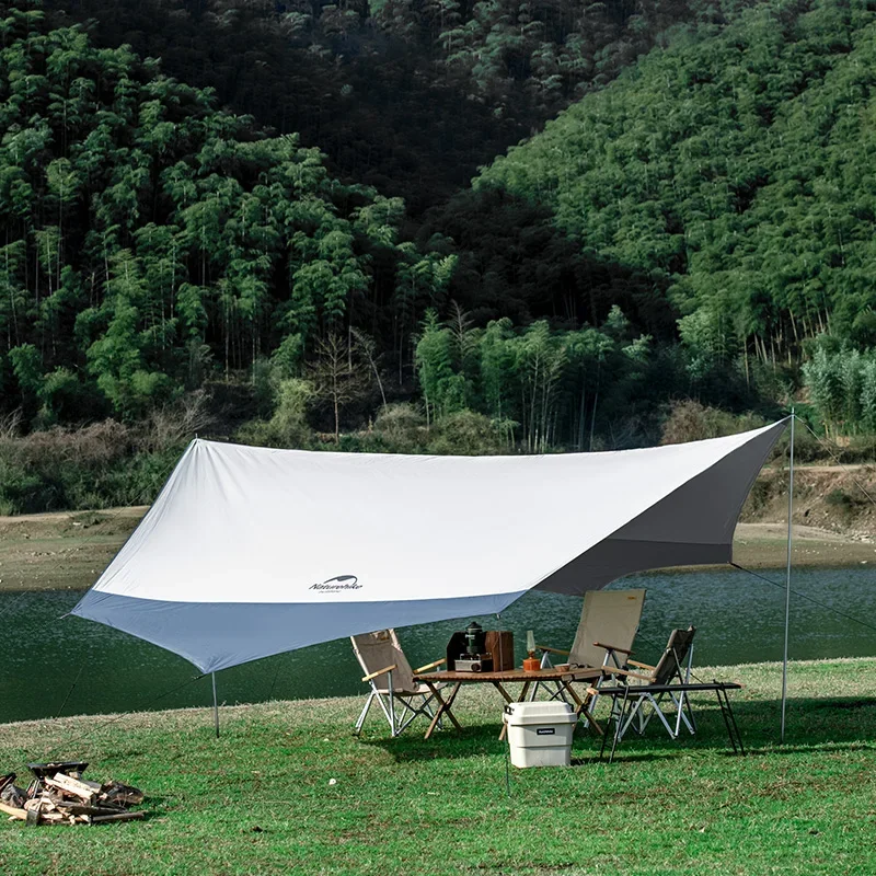 Naturehike UPF 50+ outdoor camping Hexagon canopy tarp tent awning beach sun shade