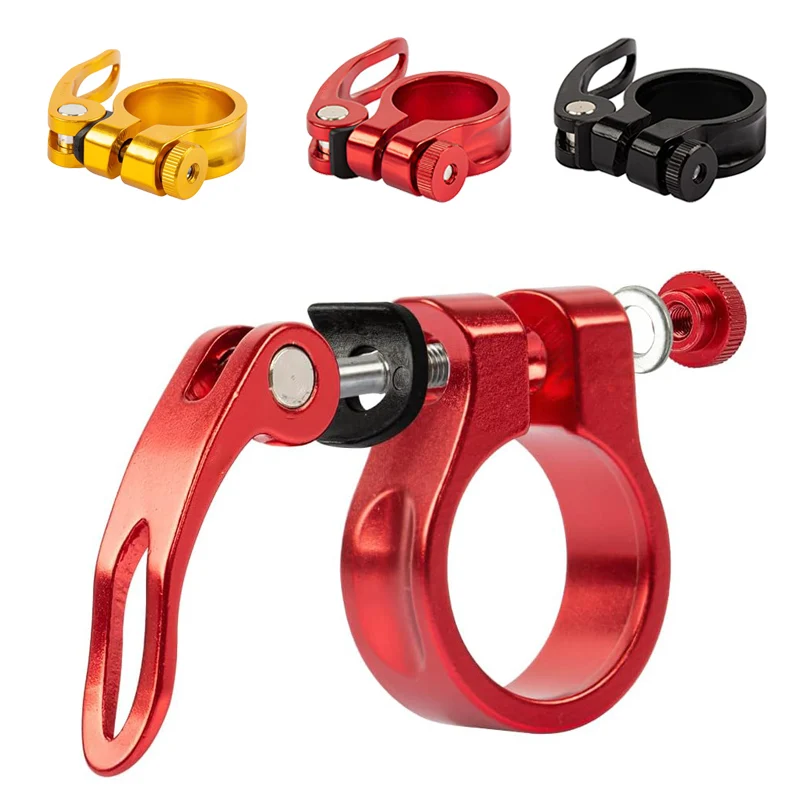 Bike Seat Post Clamp Quick Release Aluminum Alloy Bicycle Seatpost Saddle Lock MTB 31.8mm 34.9mm Cycling Accessories