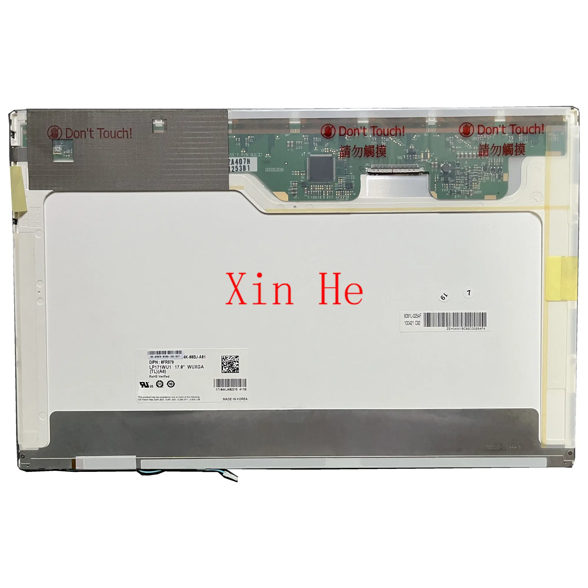 

17.1'' LP171WU1-TLA6 LP171WU1-TLA2 LP171WU3-TLA3 TLA1 TLB3 Laptop LCD Screen 1920*1200 LVDS 30 PINS