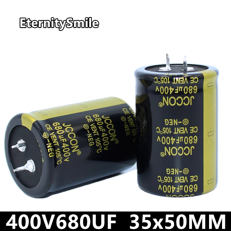 

680UF400V 35x50MM Inverter Capacity 400V680UF Electrolyte Capacitor 400V Oxygen Capacitor For Hifi Amplifier Low ESR