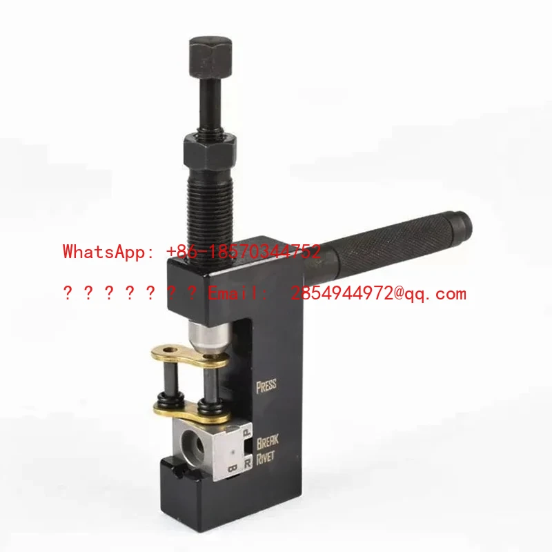 オートバイのリベット留めチェーン-チェーンデバイス-ドリリングバックル取り付け-428-520-525-530-オイルシールチェーン分解組立ツール