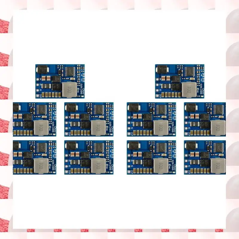 ABGN 10X For MATEK BEC12S-PRO Module 9-55V To 5V/8V/12V-5A Overcurrent Protection Self-Recovery For RC Airplane FPV