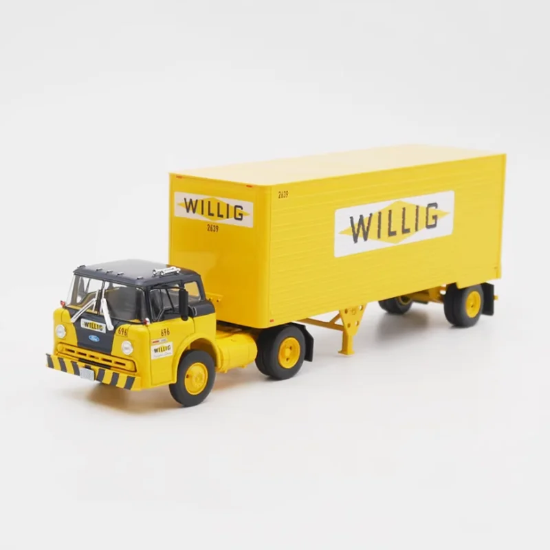 

Модель грузовика-трейлера IXO Diecast C-серии в масштабе 1:43, коллекционная имитационная игрушка, статическая модель для демонстрации, подарок