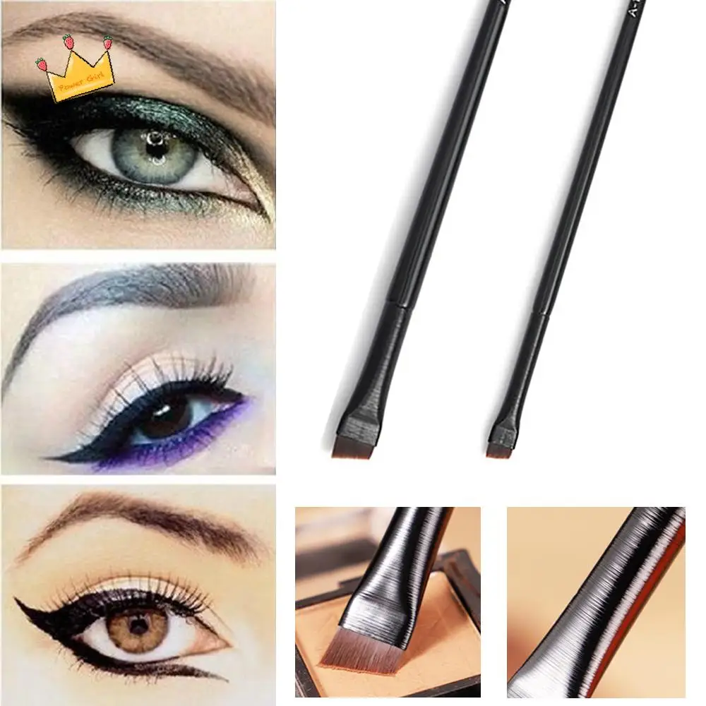 

Professional Flat Soft Fiber Sharp Eyebrow Brush Eyeliner Brush Makeup Brushes Oblique Angle