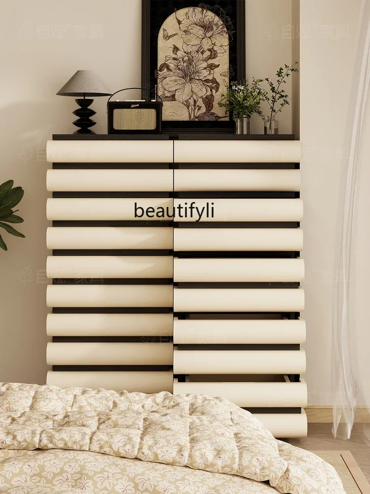 

Medieval chest, bedroom storage, five-bucket living room, locker, French dresser, solid wood side cabinet