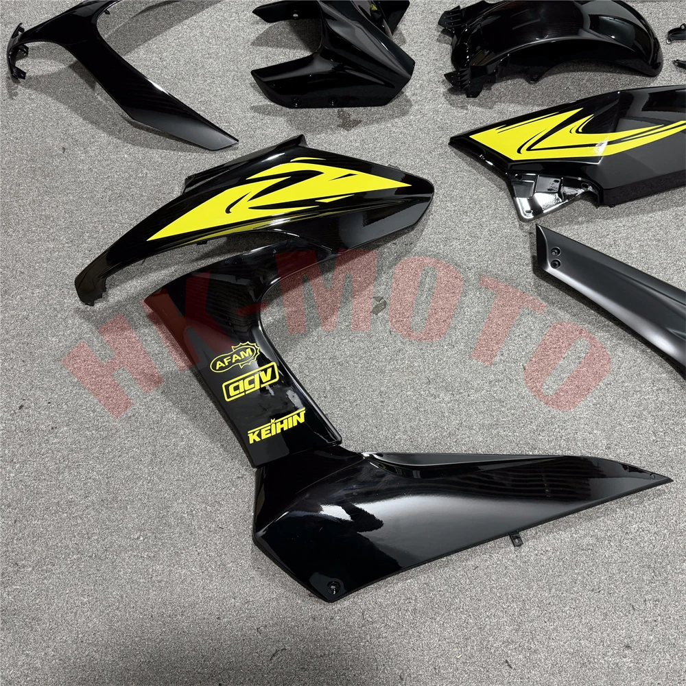 Kit de carénage moto adapté pour T-MAX 500 TPrévention 500 2008 2009 2010 2011 batterie travail ensemble haute qualité ABS Injection brillant noir jaune