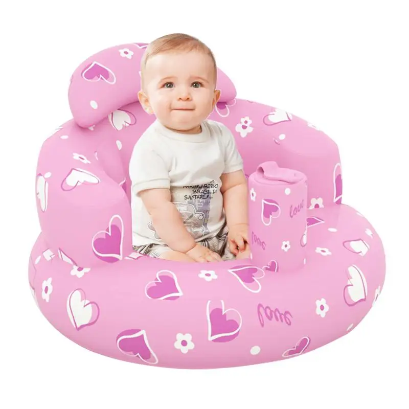 

Blow Up Seat Blow Up Inflatable Babies Sofa Summer Toddler Chair Little Kids Floor Seats Toddler Support Seat Built In Air Pump