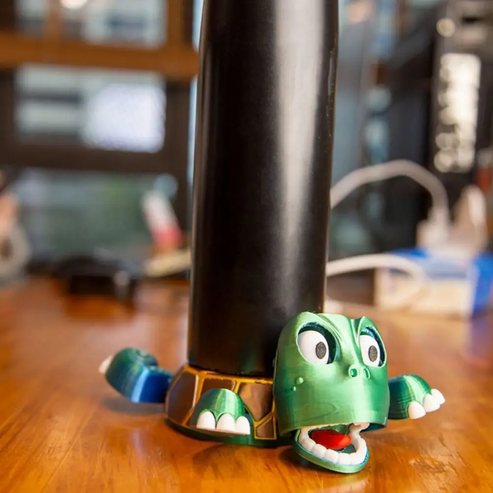 

Подставка для чашки с 3D принтом Panicked Turtle PLA, подставка для чашки с жареной черепахой, причудливые игрушки, зазор для глаз, пресс, черепаха, основание, коврик для чашки