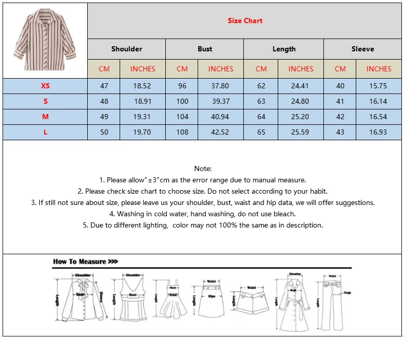 BSAY 2026 Herbstmode Damen Gestreiftes Hemd mit Reverskragen und Verstellbarem Roll-Up-Ärmel-Design, Knopfverschluss Vorne, Locker Geschnittene Freizeitbluse – Detail 1