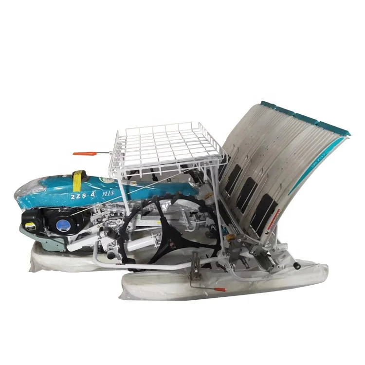 

High Efficiency Field Rice Planter 4 Rows Walking Rice Seed Planting Transplanter Machine 5 Engine Production Line 3600 Rpm