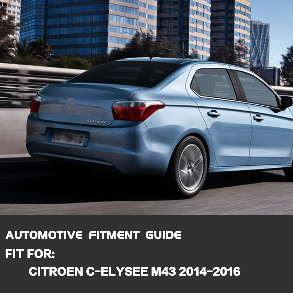 Applicable To The Rear Tail Light Assembly And Rear Tail Lights Of The Citroën C-Elysee Models From 2014 to 2016.