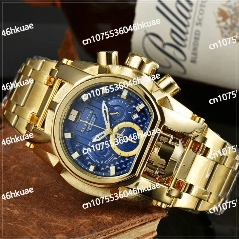 

Undefeated Mens Watches Reserve Bolt Zeus Chronograph Invincible Luxury Watch Invicto Relógio Masculino for Dropshipping