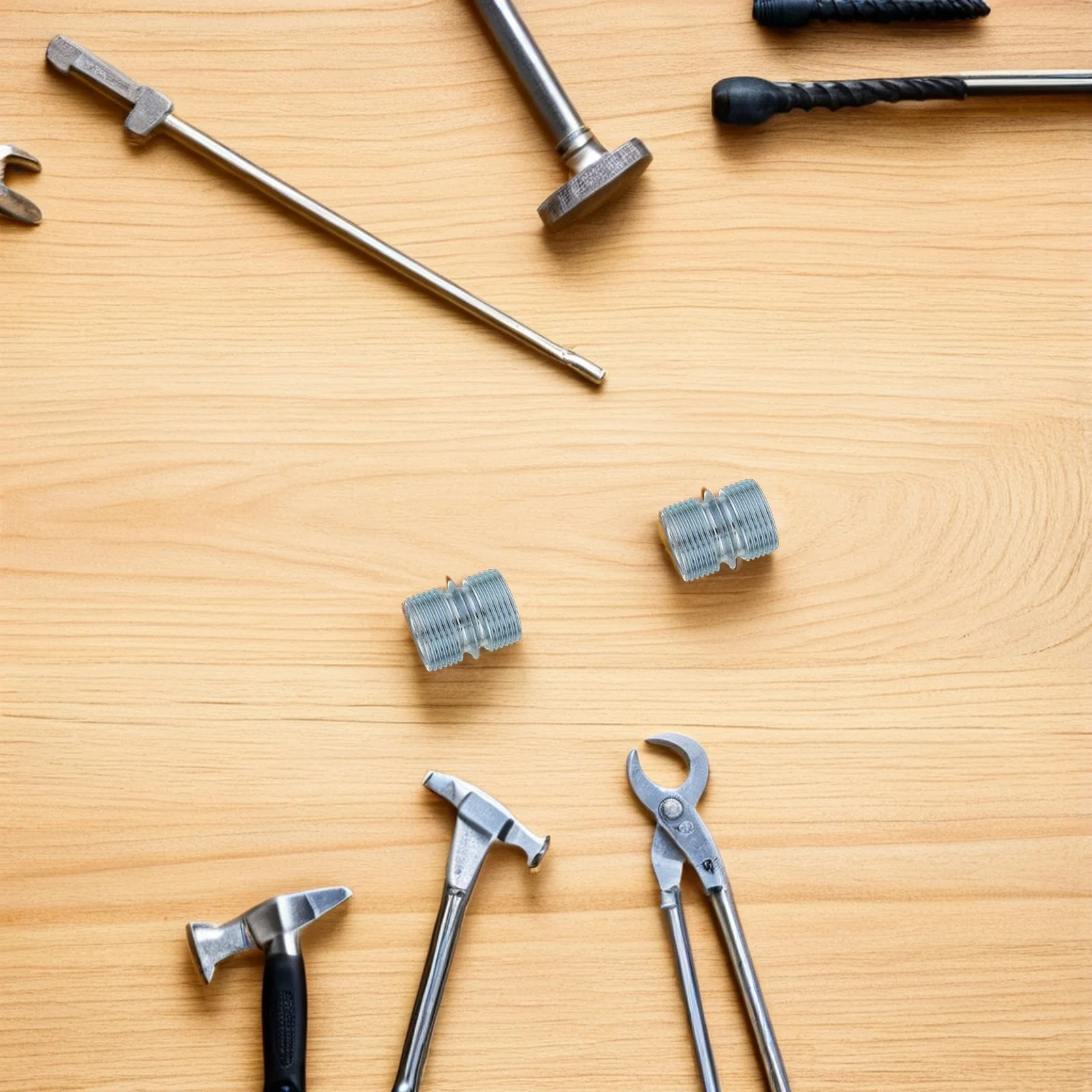 

20pcs Thread Connecting Screws Shelf Support Nut Bolts Threaded Rod Nut Unit Coupler Connector Nuts Connector 25Mm/1\