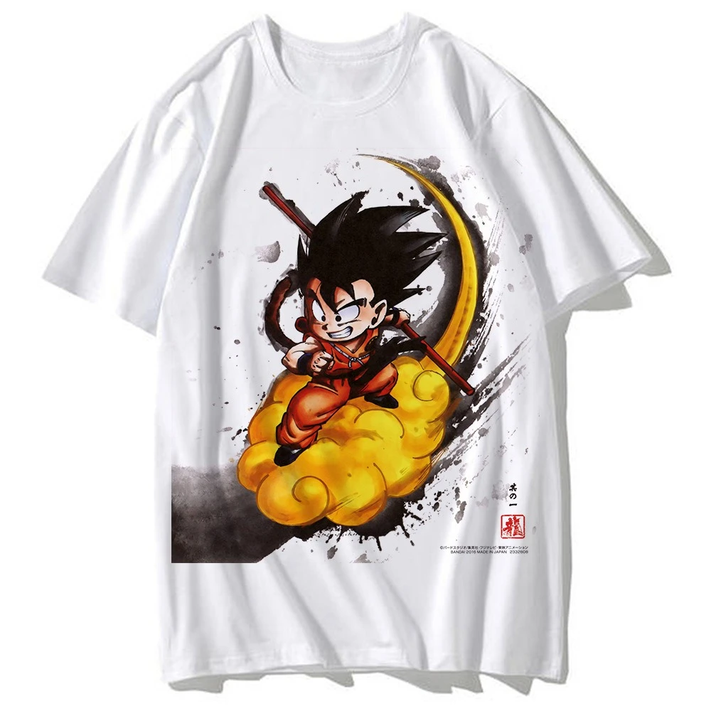 

2025 New Fashionable High-quality Dragon Ball Sun Wukong Animation Printing Pattern Men's and Women's Short-sleeved T-shirt