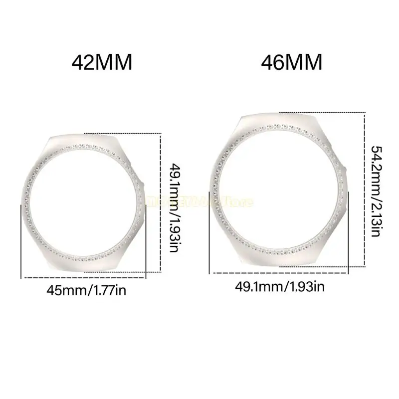 F62C 케이스 Smartwatch PC 케이스 충격 방지 커버 시계 5 용 전방위 보호 범퍼 프레임 42mm 46mm