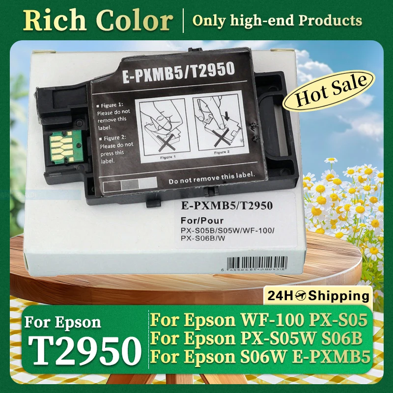 T2950 C13T295000 Ink Maintenance Box For Epson WF-100 WF-100W PX-S05 PX-S05B PX-S05W PX-S06B PX-S06W E-PXMB5 Mobile Printer