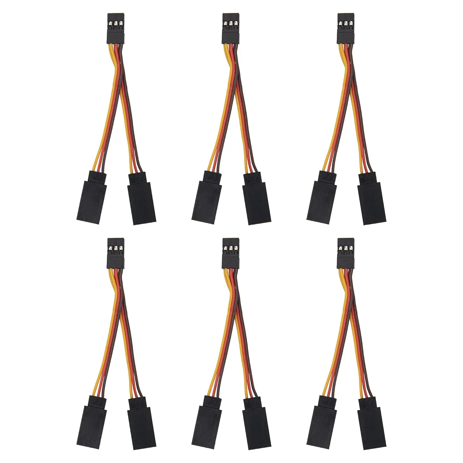 6Pcs ShareGoo JR Style Servo Splitter Cable, 2.75\