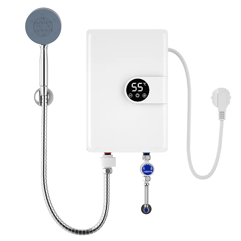 Chauffe-eau électrique à onduleur intelligent chauffe-eau instantané douche à chauffage rapide chauf
