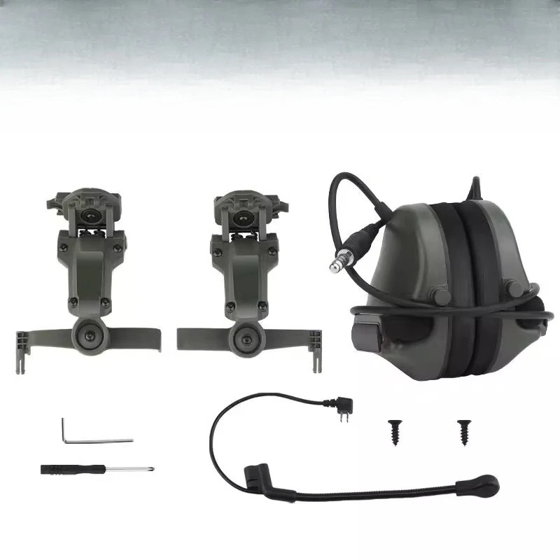 

C5 Communication Headphones - Helmet, Communication Equipment Headset Outdoor Silicone Earmuffs