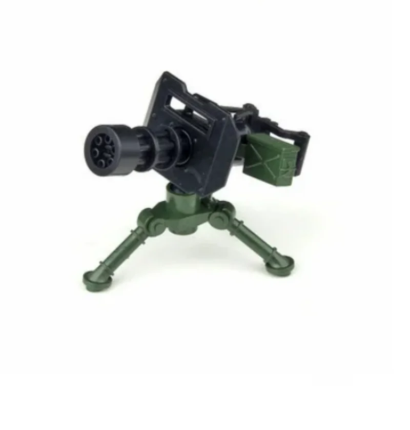 WW2 MOC Military Building Blocks Figures Soliders Weapon Mortar Gun Parachute Box Sandbag Bricks Accessories Model Toys Set Gift