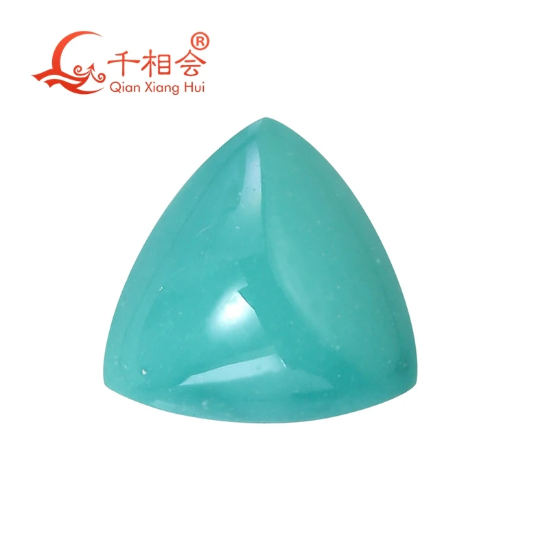 Natural Turquoise 3.9ct blue color trillion shape cabochon Decoration Gifts Loose Gemstone GTC certificated