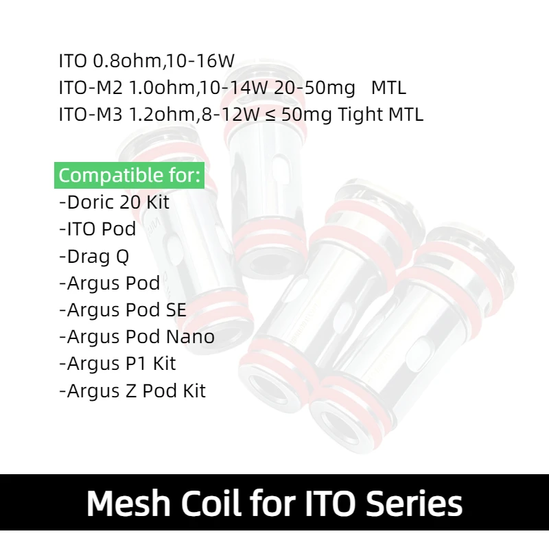 5/10/20 Agus iTO Vape VOOPOO Argus Pod/Argus Pod SE/Argus Pod Nano/Argus P1 pod system for pod systems - gallery image 2