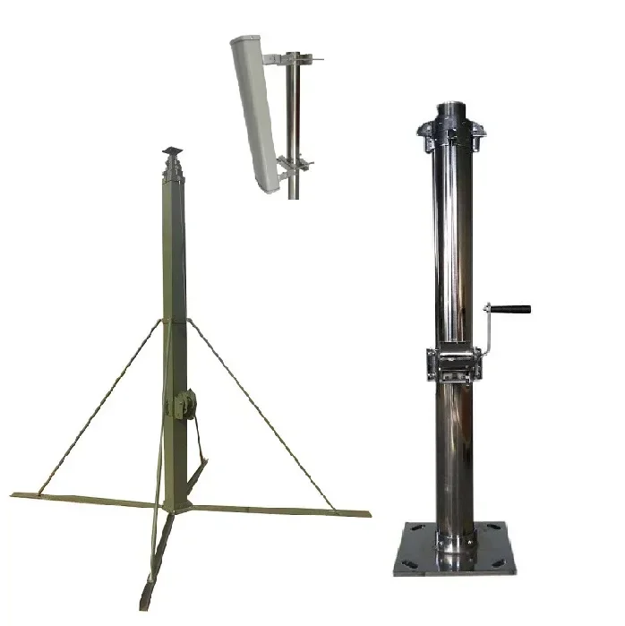 15m Emergency Services Use Telescopic Pole Antenna Mast For HF VHF UHF And SHF Wireless Communications