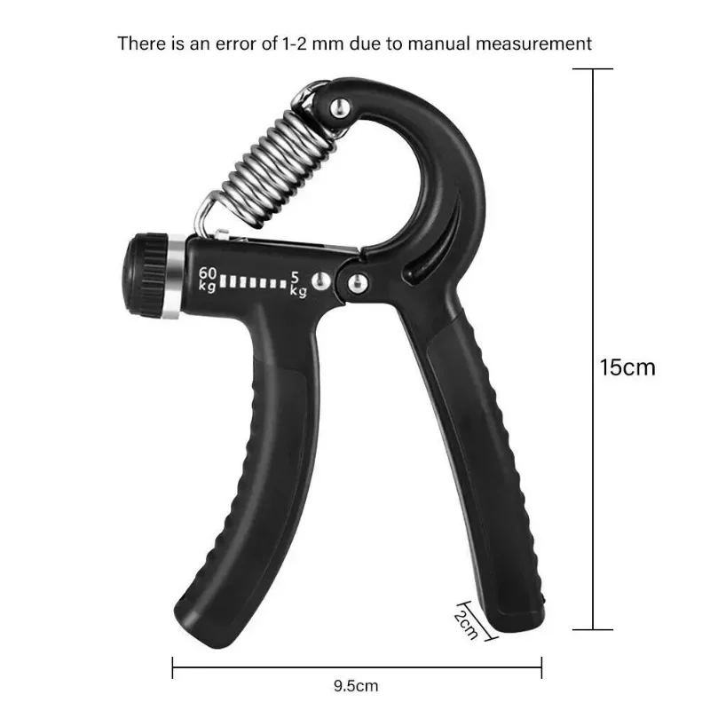 10~135lbS Adjustable Hand Grip Strengthener Forearm Exerciser Finger Rehabilitation Gym Accessories Hand Trainer Gripper Sport