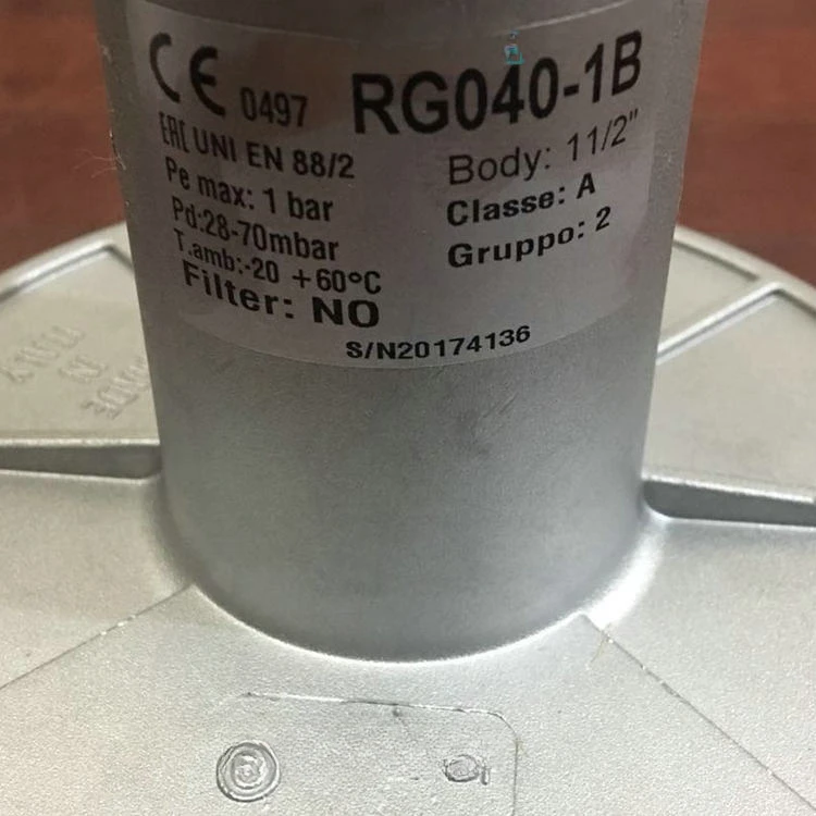 RG040-1B|RG040-2B Gas Pressure Reducing Regulating Valve