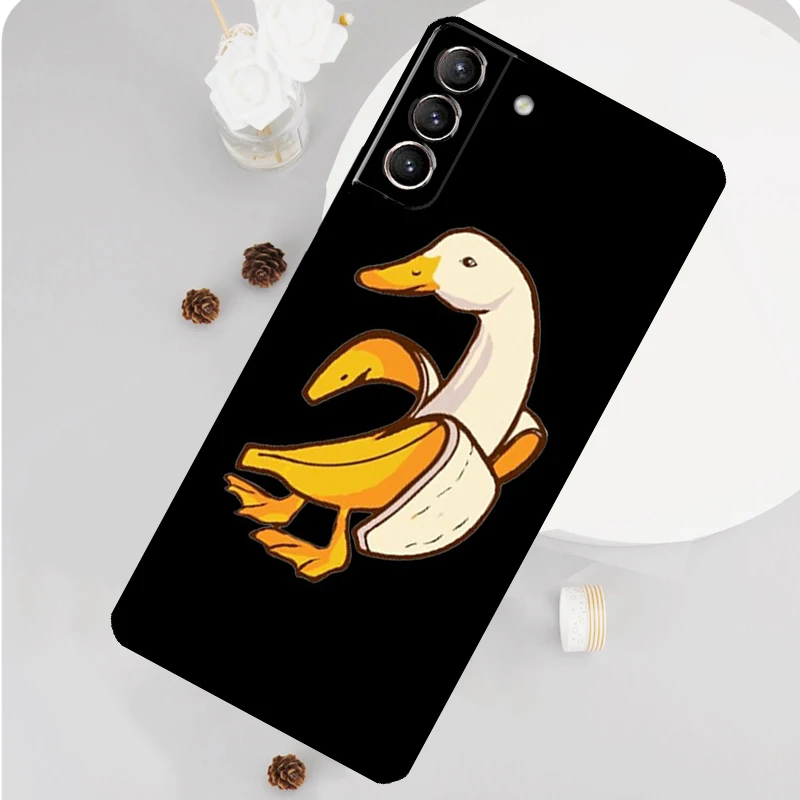 Memes Cartoon Funny Banana Phone Case For Samsung Galaxy S23 Ultra S21 S20 FE S9 S10 Plus Note 10 20 S22 Ultra Funda image 3