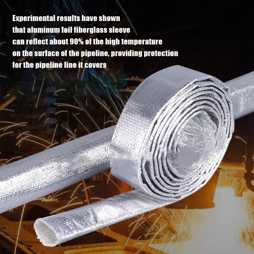 سخان التوقف ماسورة العادم الألومنيوم احباط الألياف الزجاجية خرطوم تأخير مجموعة العزل ل Webasto Eberspacier خرطوم تأخر العزل