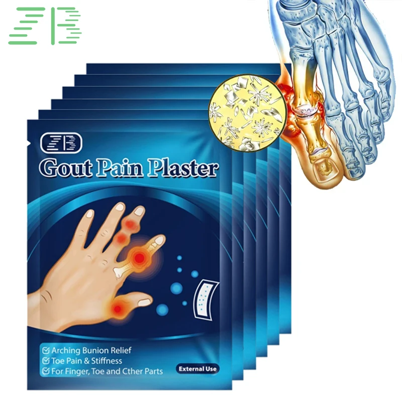 8/16/32/64Pcs ZB Bunion Gout Pain Relief Patch Hallux Valgus Repair Toe Correction Toe Deformity Arthritis Stickers Foot Care