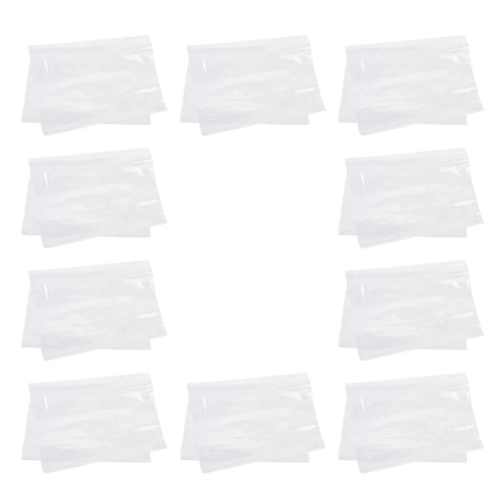 10 قطع من أكياس الملفات المقاومة للماء وحاملات المستندات البلاستيكية السميكة وحقائب تخزين المستندات متعددة الأغراض مثالية للمكتب والمدرسة