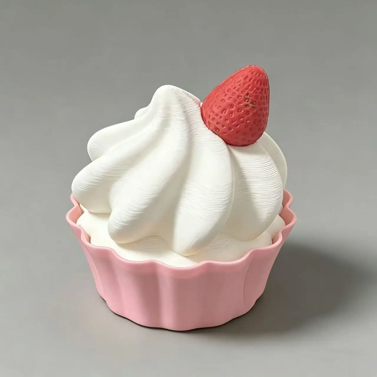 Cute 3D Printed Small Cake Open Lid Ring Jewelry Box Desktop Storage Box Office Bedroom Dressing Table Small Ornaments Cute Gift