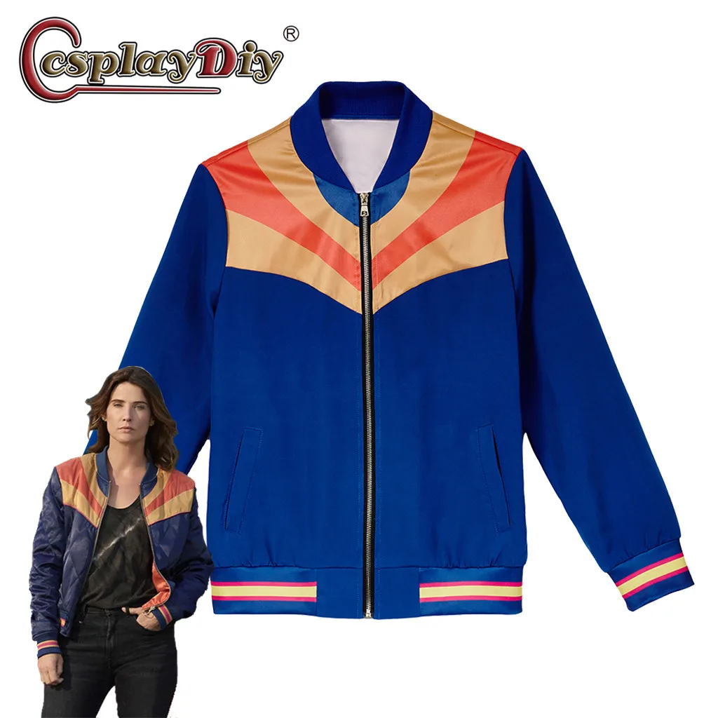 

Cosplaydiy Stumptown Jacket Parios Costume Rising Sun Unisex Zipper Jacket Coat Adult Streetwear Casual Top suit Halloween suit