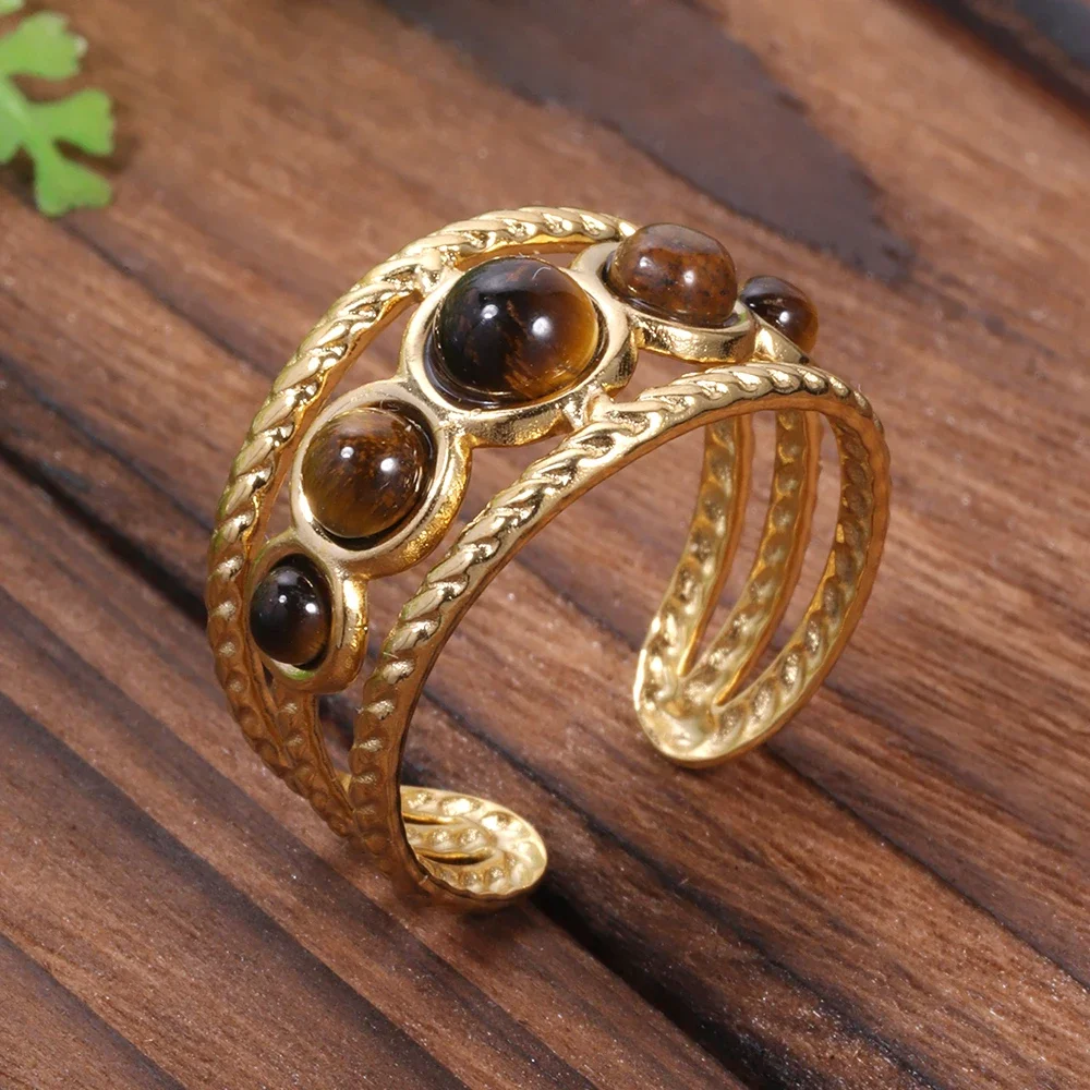 

Fashion Drip Oil Flower Rings for Women Accessories Trendy Woman Elastic Adjustable Wide Gold Color Ring Party Prom Jewelry Gift