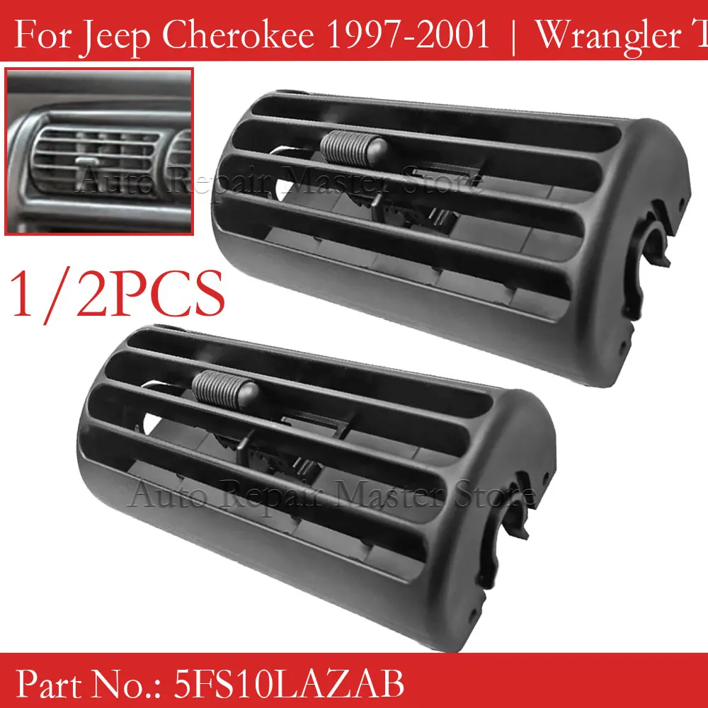 

Панель вентиляционного отверстия центральной панели приборной панели для Jeep Cherokee 1997-2001 гг. | Решетка переменного тока Wrangler TJ 1997-2006 5FS10LAZAB