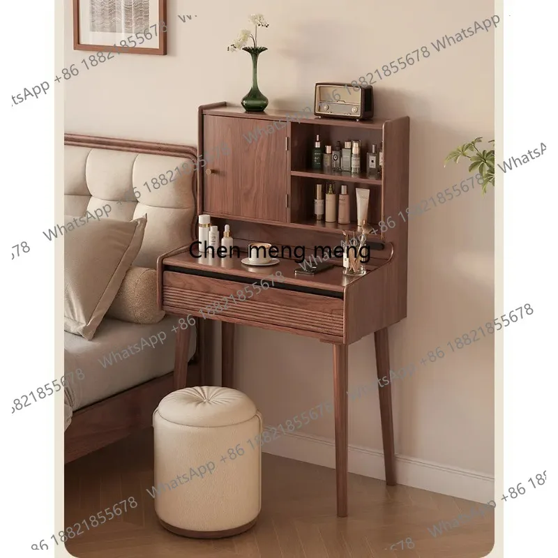 

Storage Wood Vanity Table Nordic Living Rooms Organizer Makeup Dresser Adult Luxury Beauty Schmink Tisch Bedroom