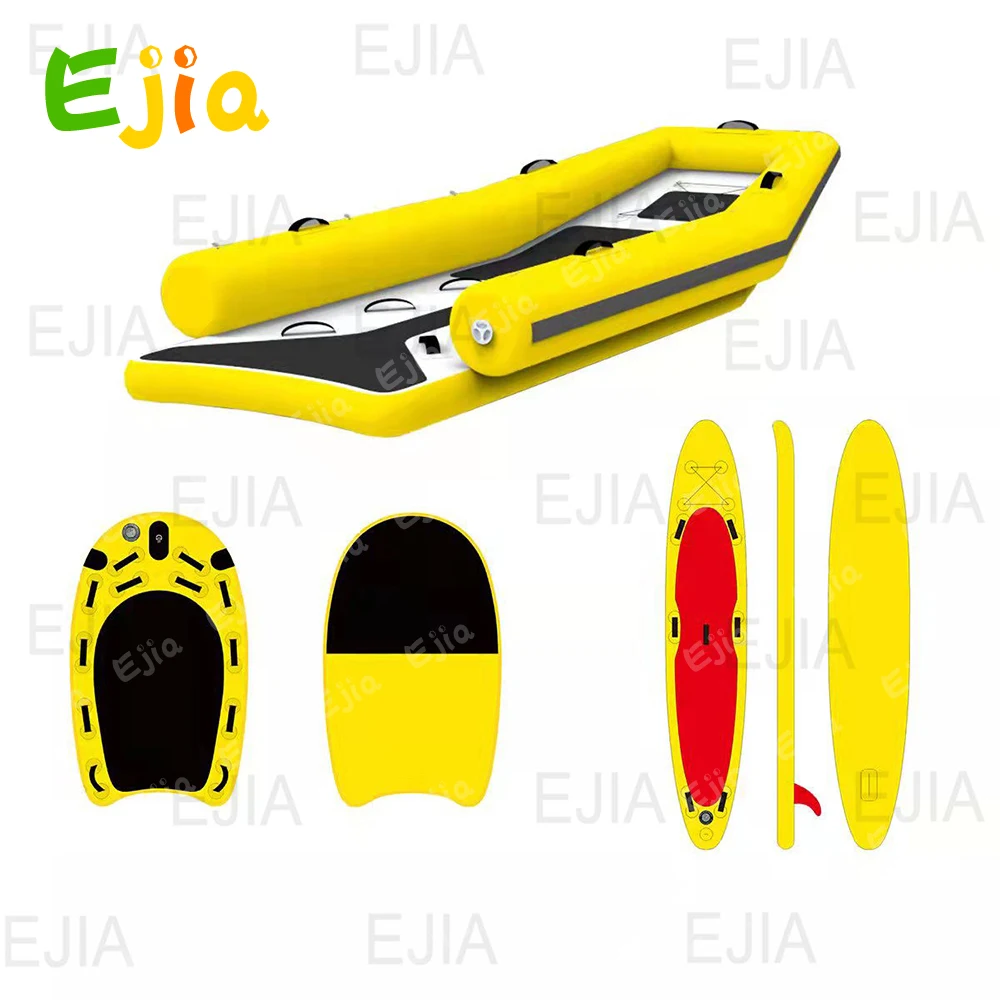 Ejia Special Rescue Kits Inflatable Flood & Swift Water Rescue Sled Boat For Rivers Lakes Flooded Urban And Coastal Areas