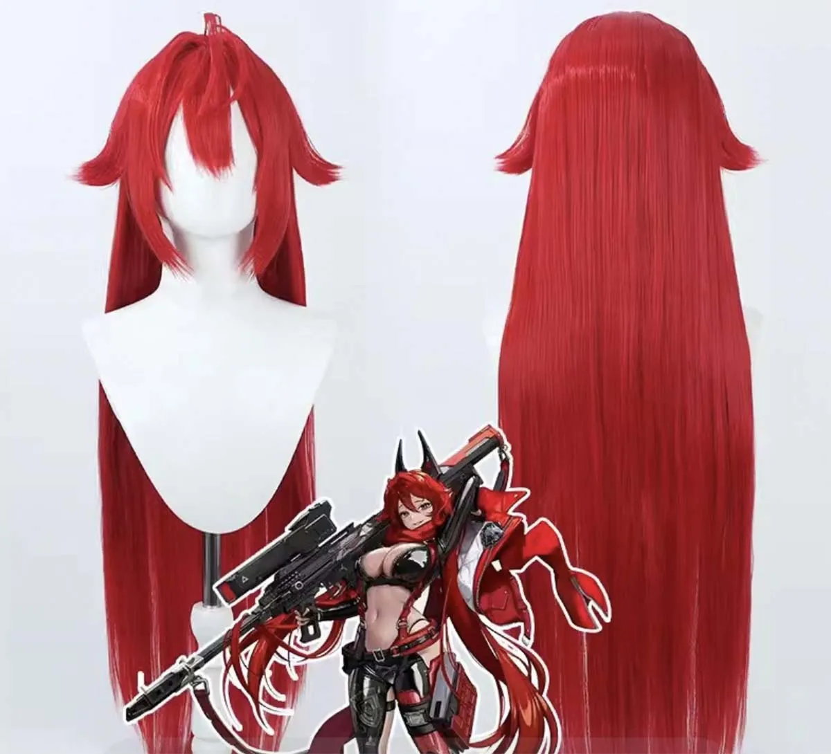 Game Rollenspel Pilgrim Red Hood Cosplay Pruik