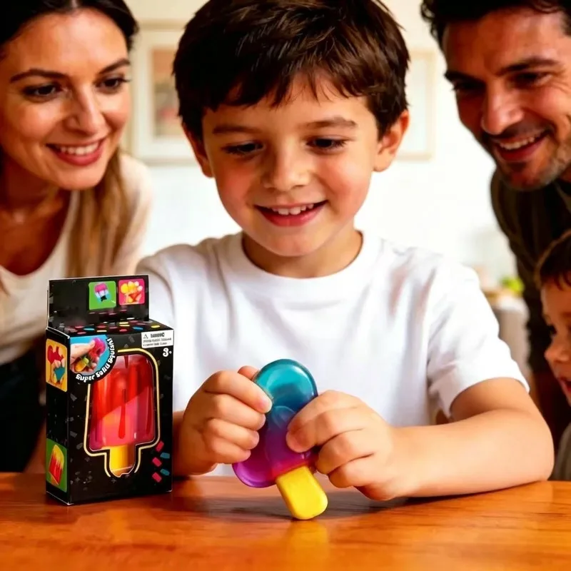 2026 New Schylling NeeDoh Nice-Sicle Popsicle Squish Fidget Toy Stress Relief Sensory Gift for Kids Adults Summer Easter