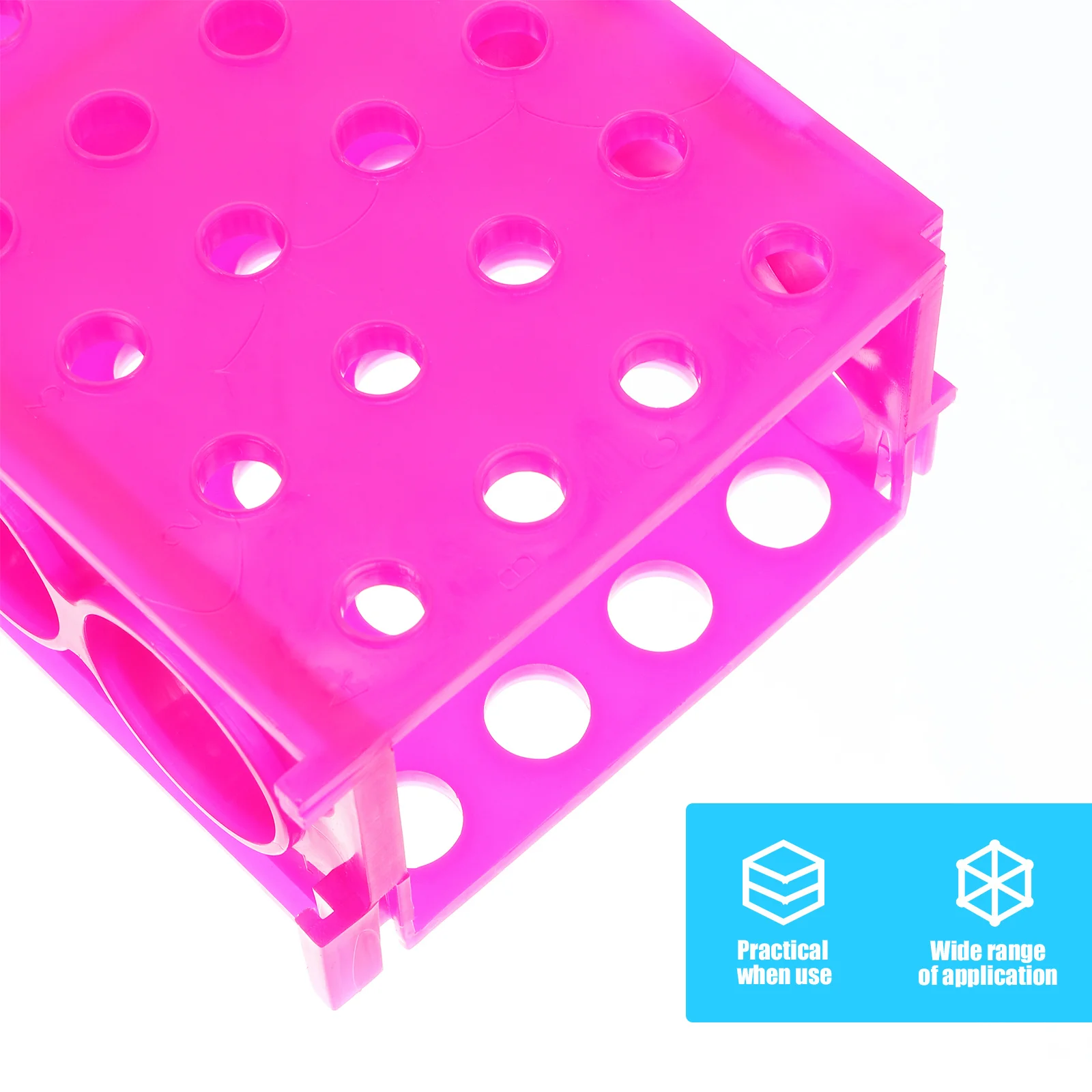 

2Pcs Tube Rack Thickened Plastic Storage Holder Suitable for Microcentrifuge Tubes Lab Tube Rack